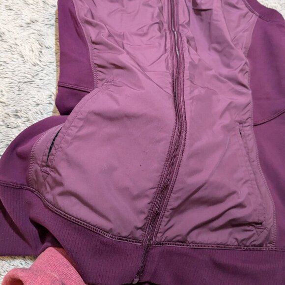 Lululemon Running Vest Run Won't Stop Purple Pockets Size 2 - Picture 7 of 10